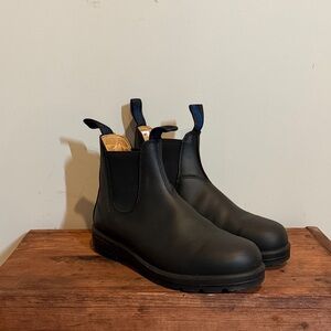 Blundstone Black Leather Ankle Boots